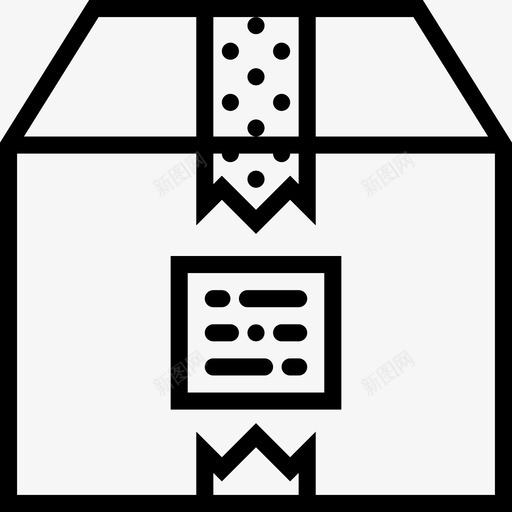 纸箱纸板箱交货图标svg_新图网 https://ixintu.com 交货 包装 杂项1 纸板箱 纸箱