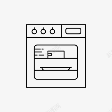 烤箱电器家具图标图标