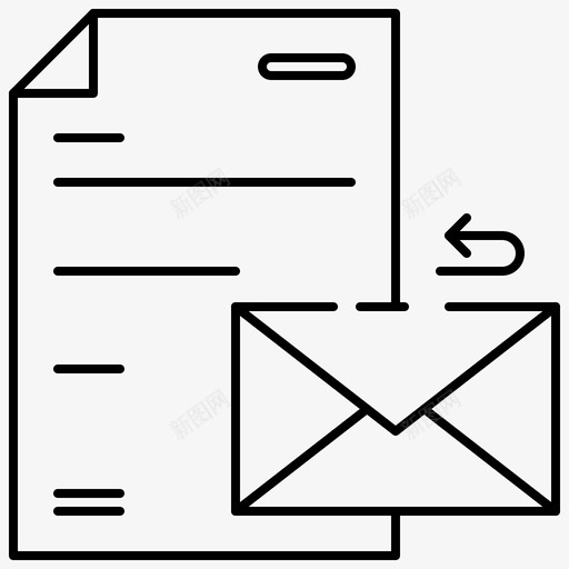 邮件反馈电子邮件信封图标svg_新图网 https://ixintu.com 信封 反馈 在线 客户 电子邮件 邮件