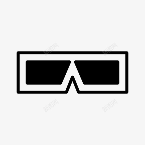 眼镜护目镜墨镜图标svg_新图网 https://ixintu.com 墨镜 护目镜 标志 眼镜 节日