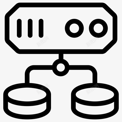数据服务器结构数据服务器网络数据库图标svg_新图网 https://ixintu.com sql 向量 图标 数据 数据库 数据管理 服务器 结构 络线 网络