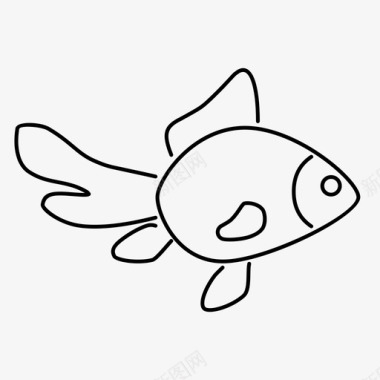 金鱼动物鱼类图标图标