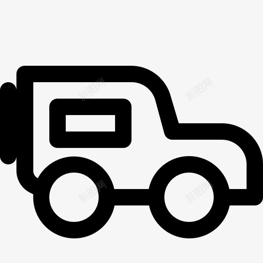 吉普车旅游交通图标svg_新图网 https://ixintu.com 交通 吉普车 旅游 车辆