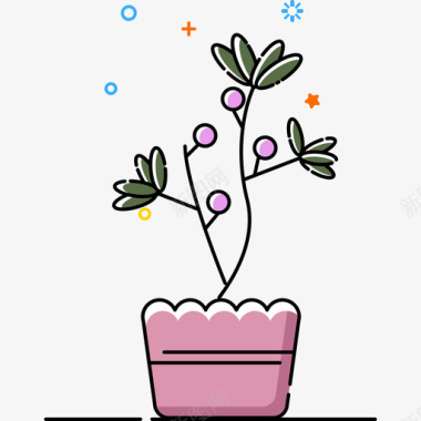 植物icon-含羞草图标