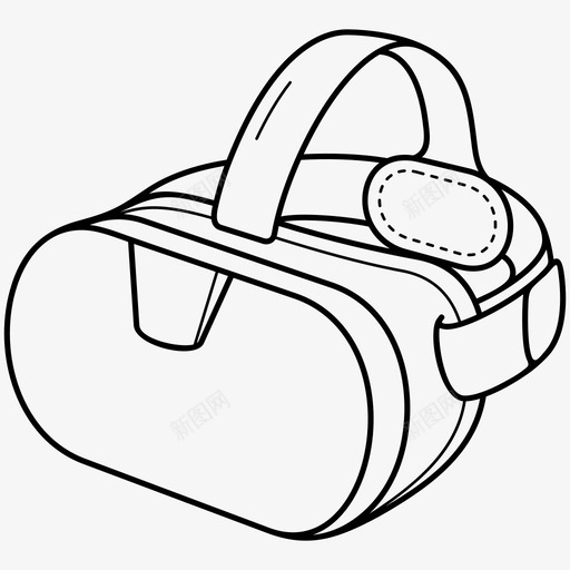 虚拟现实耳机眼镜虚拟现实图标svg_新图网 https://ixintu.com 眼镜 虚拟现实 虚拟现实耳机