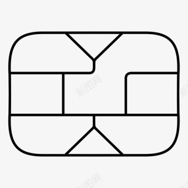 emv芯片充值卡信用卡图标图标