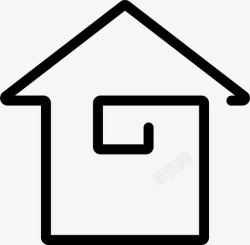 房地产资料主页建筑房子图标高清图片