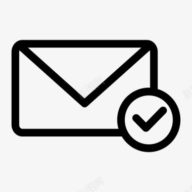 信封成功电子邮件信件图标图标