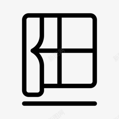 窗户建筑家具图标图标