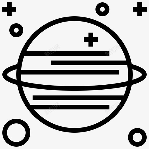 土星环地球轨道图标svg_新图网 https://ixintu.com 土星环 地球 空间 空间轮廓 行星 轨道