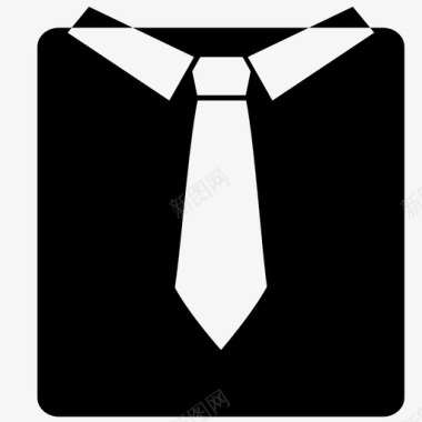 领带商务行政图标图标
