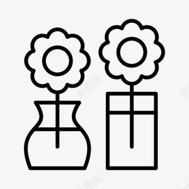 采购产品花瓶花瓶装饰图标图标