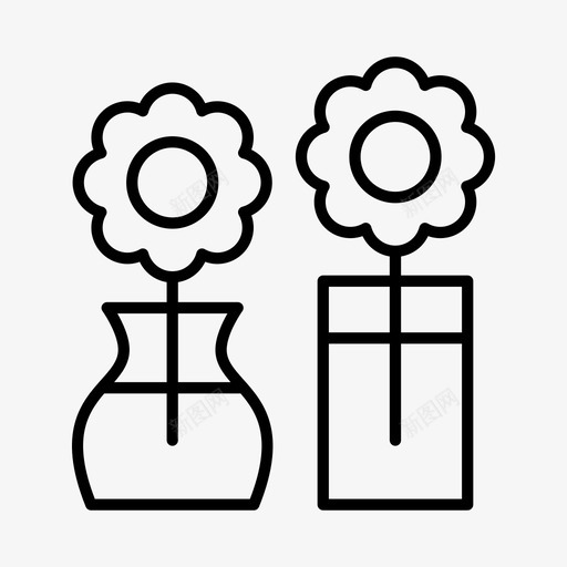采购产品花瓶花瓶装饰图标svg_新图网 https://ixintu.com 产品 内饰 家居用品 花瓶 装饰 采购