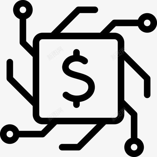 金融创新创新服务图标svg_新图网 https://ixintu.com 会计 创新 服务 科技 税收 金融创新