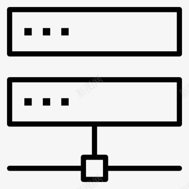 连接数据库数字图标图标