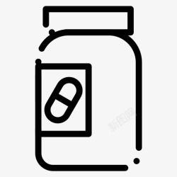 PPT40套药品药瓶蛋白质图标高清图片