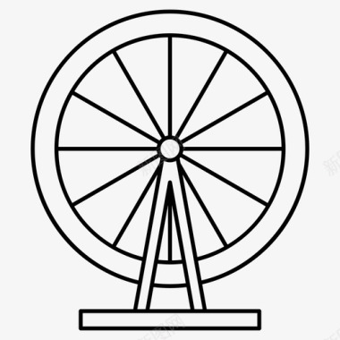 游戏伦敦车轮公园图标图标
