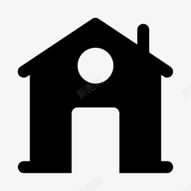 住宅建筑结构图标图标