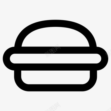 汉堡牛肉快餐图标图标