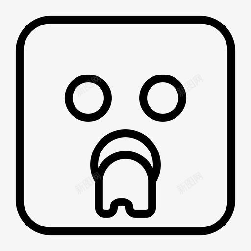表情符号呕吐图标svg_新图网 https://ixintu.com 呕吐 表情符号