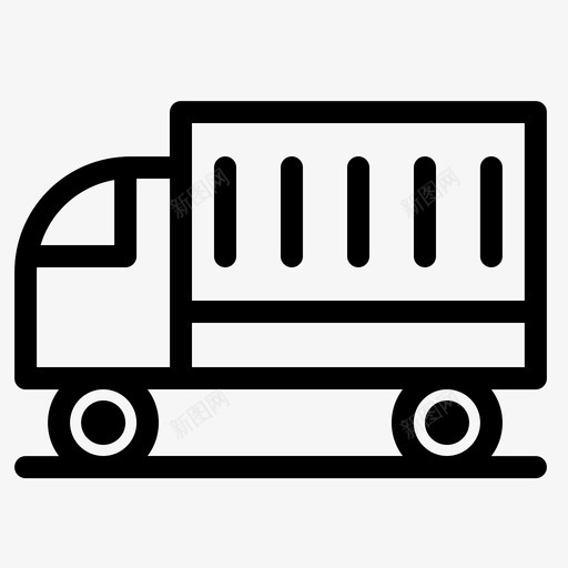 汽车交货装运图标svg_新图网 https://ixintu.com 交货 交货和物流 卡车 汽车 装运 运输