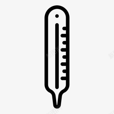 温度计设备实验室图标图标
