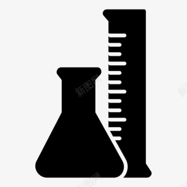 科学化学教育图标图标