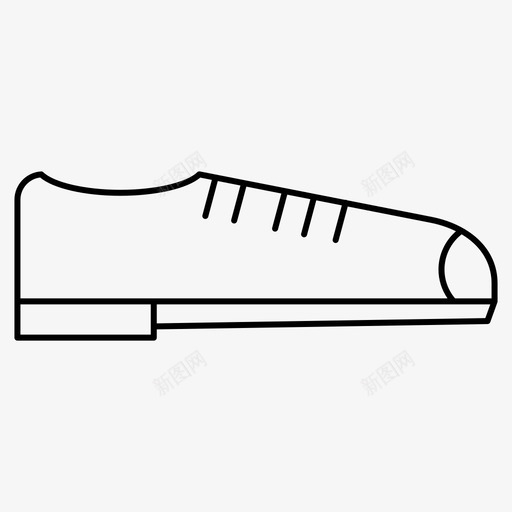 鞋脚鞋类图标svg_新图网 https://ixintu.com 时尚薄线套51 脚 鞋 鞋类