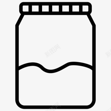 罐子瓶子桶图标图标