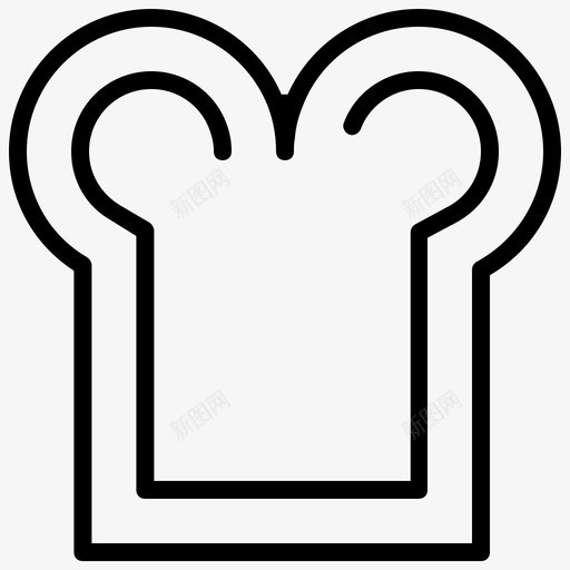 面包面包片烹饪图标svg_新图网 https://ixintu.com 烹饪 美味 面包 面包片 面粉 食物