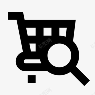 搜索商业和购物百叶窗图标图标