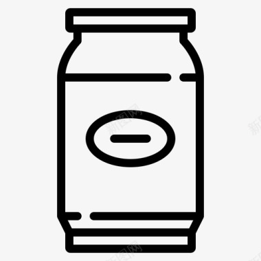 果汁罐饮料图标图标