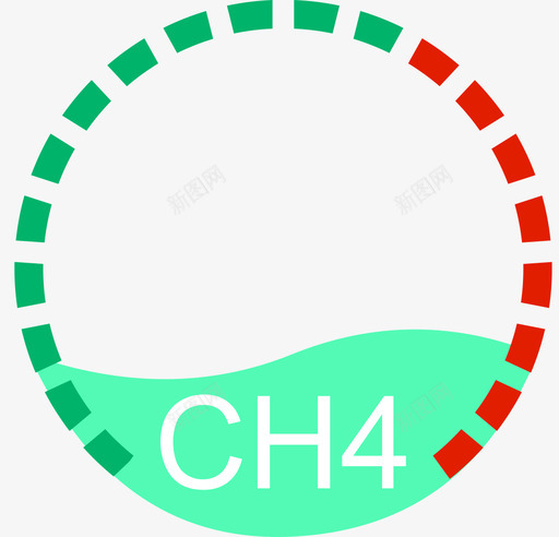 甲烷svg_新图网 https://ixintu.com 甲烷