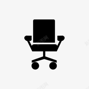 椅子房子办公室图标图标