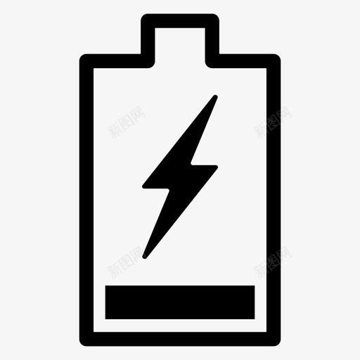 电池充电充电状态图标svg_新图网 https://ixintu.com 充电 混合图标 状态 电池充电 电池电量