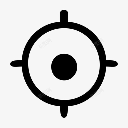 地图和定位探测定位图标svg_新图网 https://ixintu.com 地图 定位 技术 探测 雷达