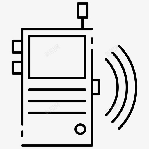 对讲机便携式技术图标svg_新图网 https://ixintu.com commu tanahcon 便携式 对讲机 技术 收发器