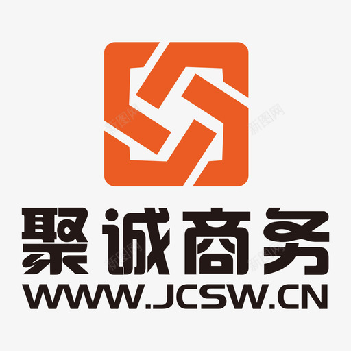 聚诚商务-竖svg_新图网 https://ixintu.com 聚诚商务-竖