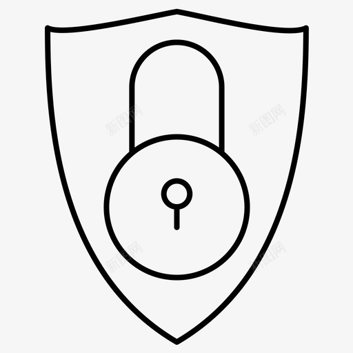 屏蔽保护营销和搜索引擎优化常规线集3图标svg_新图网 https://ixintu.com 保护 屏蔽 营销和搜索引擎优化常规线集3