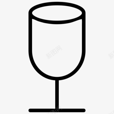 玻璃杯子饮水杯图标图标