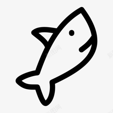 鲨鱼鳍鱼图标图标