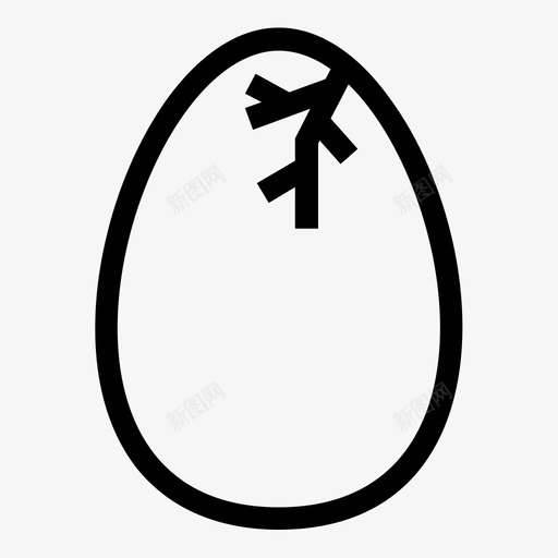 彩蛋碎裂蛋装饰图标svg_新图网 https://ixintu.com 复活节 复活节彩蛋 彩蛋 碎裂蛋 装饰