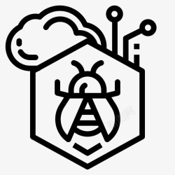 恶意软件的bugbug感染恶意软件图标高清图片