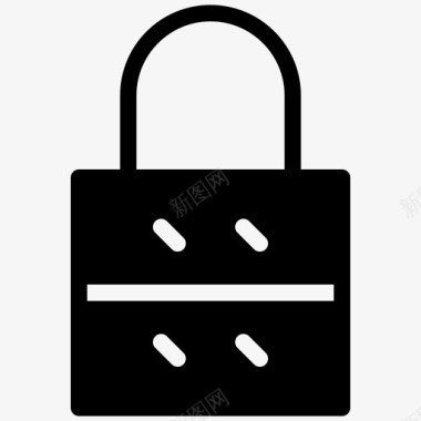 锁定安全编程应用程序网站glyphset17图标图标