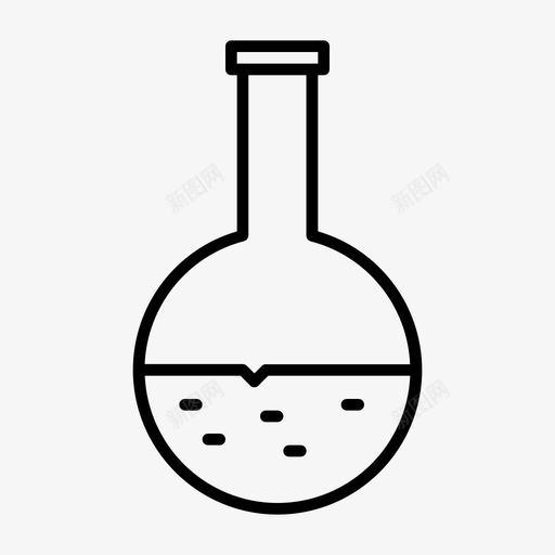 实验瓶化学实验图标svg_新图网 https://ixintu.com 化学 学校教育 实验 物理 科学 试管
