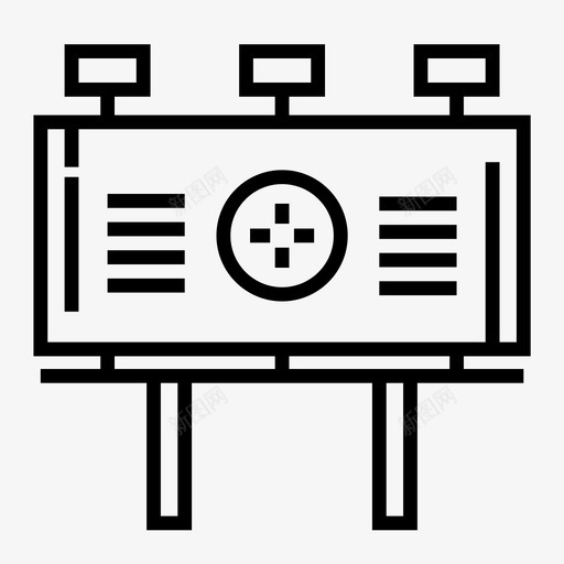 广告牌广告营销图标svg_新图网 https://ixintu.com 品牌 宣传 广告 广告牌 标牌 营销