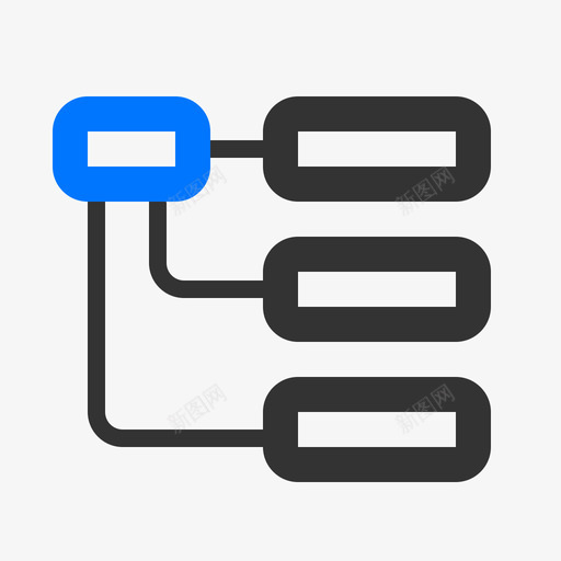 流程图svg_新图网 https://ixintu.com 流程图 线性 多色 商务 简约 圆润