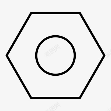 螺母制造固定图标图标