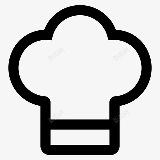 厨师帽子厨房图标svg_新图网 https://ixintu.com 厨师 厨房 帽子 玩具