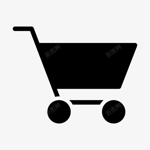 购物车商场超市图标svg_新图网 https://ixintu.com 商业 商场 图标 购物车 超市 金融